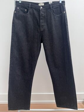 Suit Supply Charles regular fit jeans 36 black selvedge denim Candiani Italy